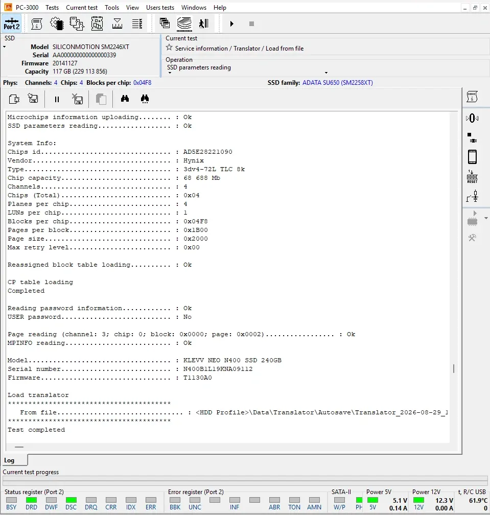 Virtual Translator Engineering and Data Extraction
